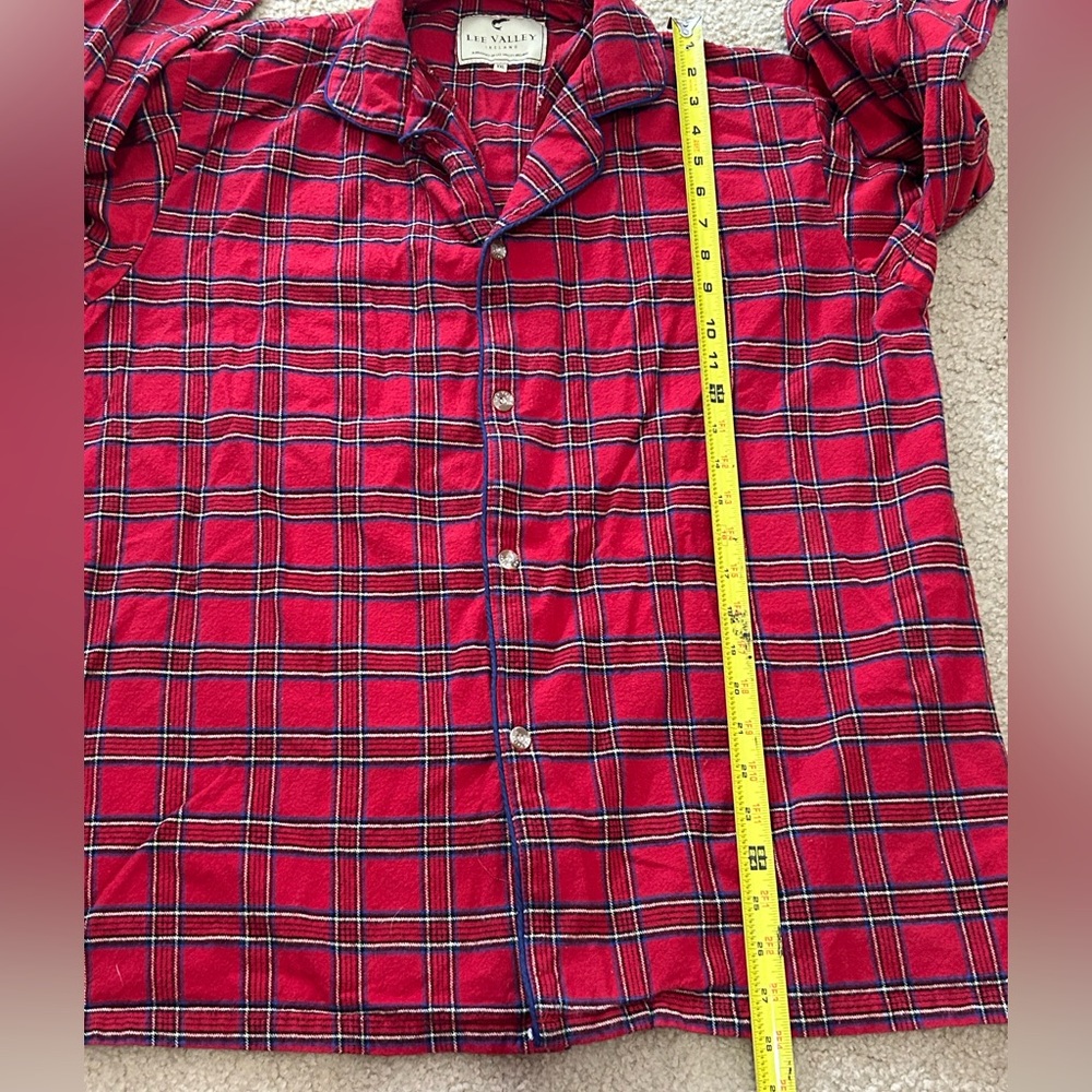 Lee Valley Ireland Cotton Plaid XXL Pajama Set - Picture 7 of 9